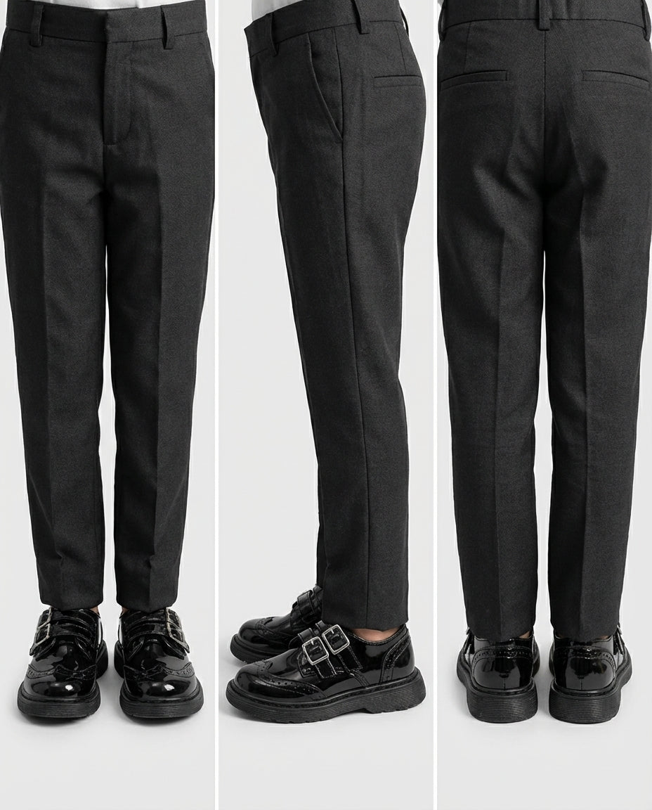 Glossy Black Monk Shoe