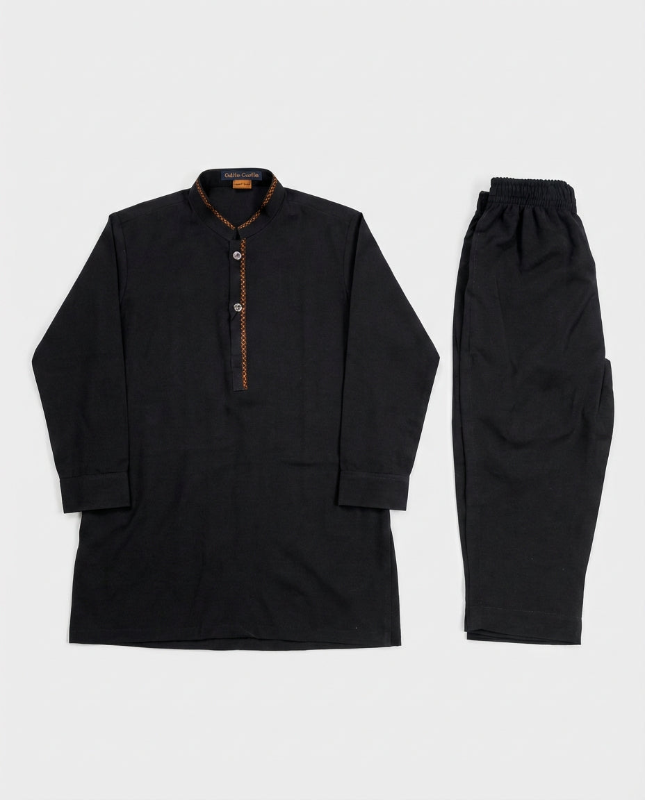 CLASSIC BLACK SHALWAR KAMEEZ
