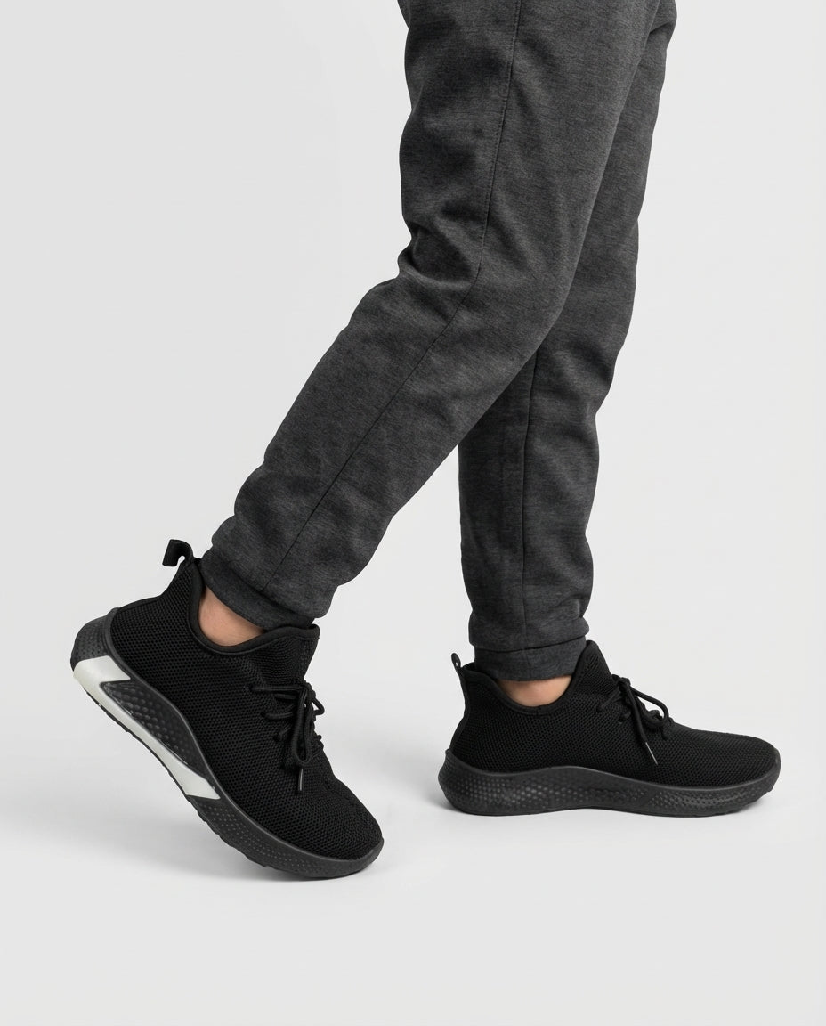 Little Black Mesh Trainer