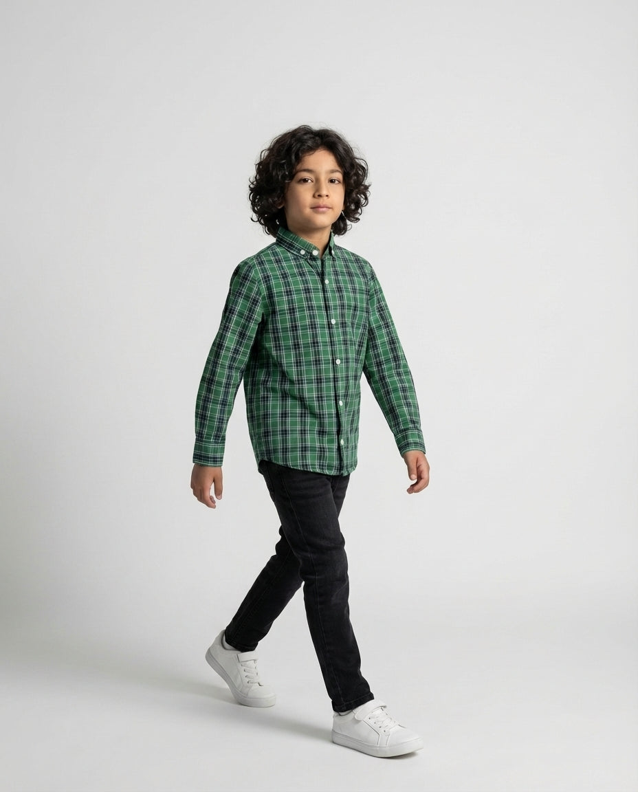 Alpine Green Flannel Shirt