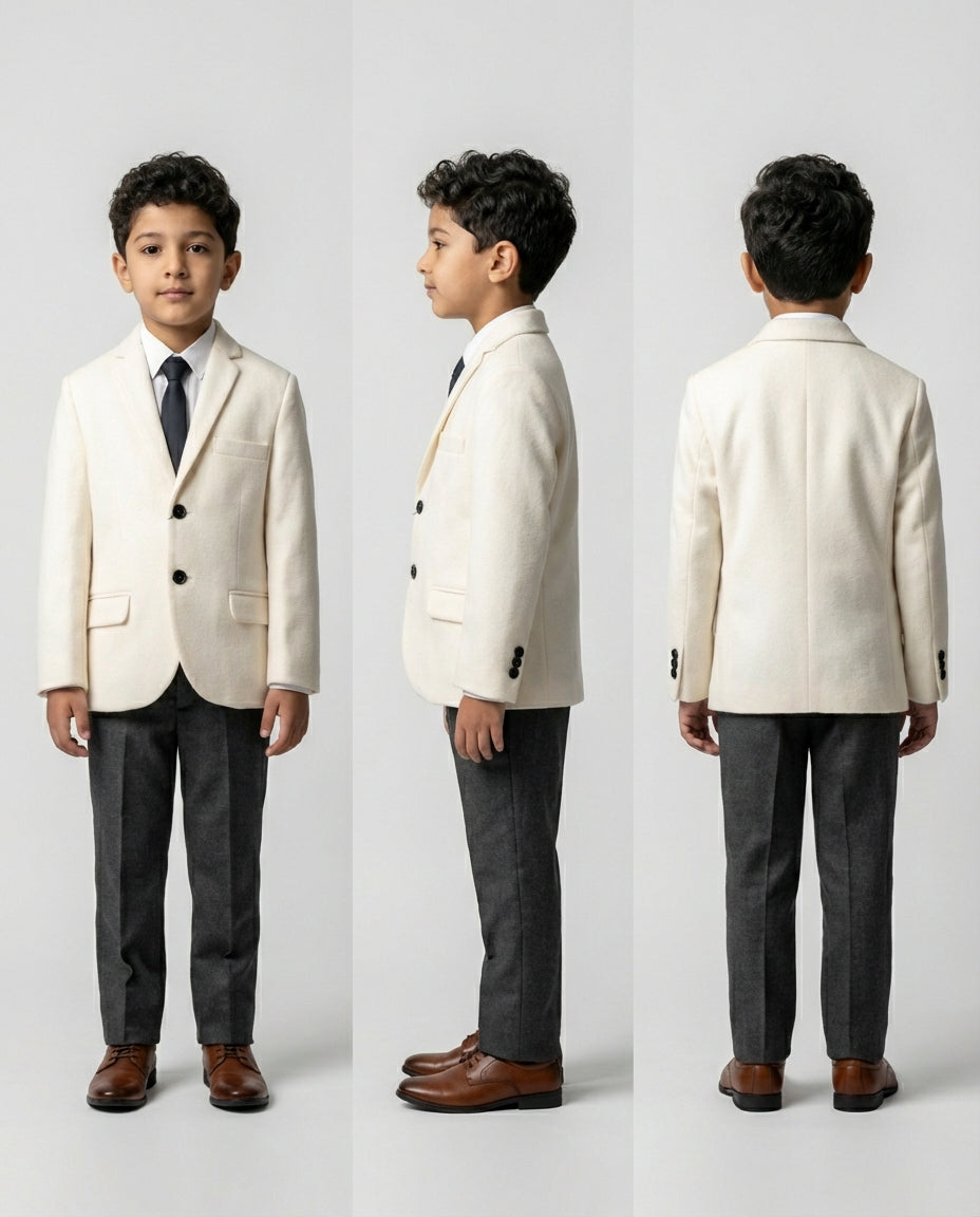 CREAM BLAZER