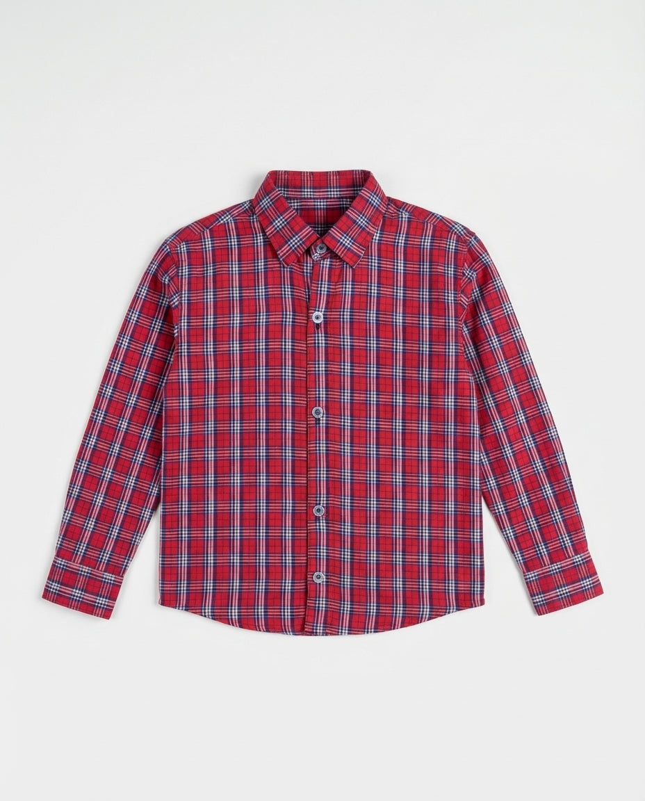 CLASSIC RED CHECK SHIRT