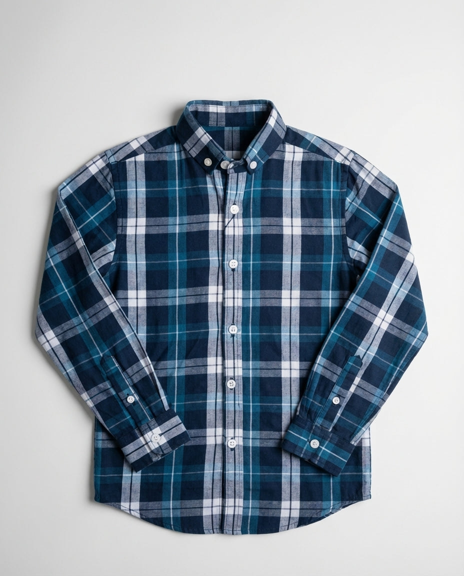 ZINC HUES CHECK SHIRT