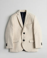 Oatmeal Textured Blazer for Boys — Blazers for Boys | Little Giants