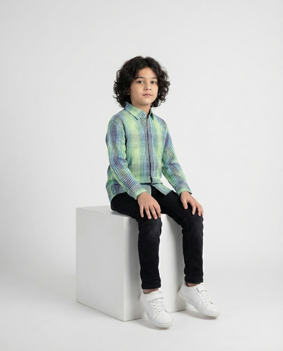 VIBRANT CHECK SHIRT