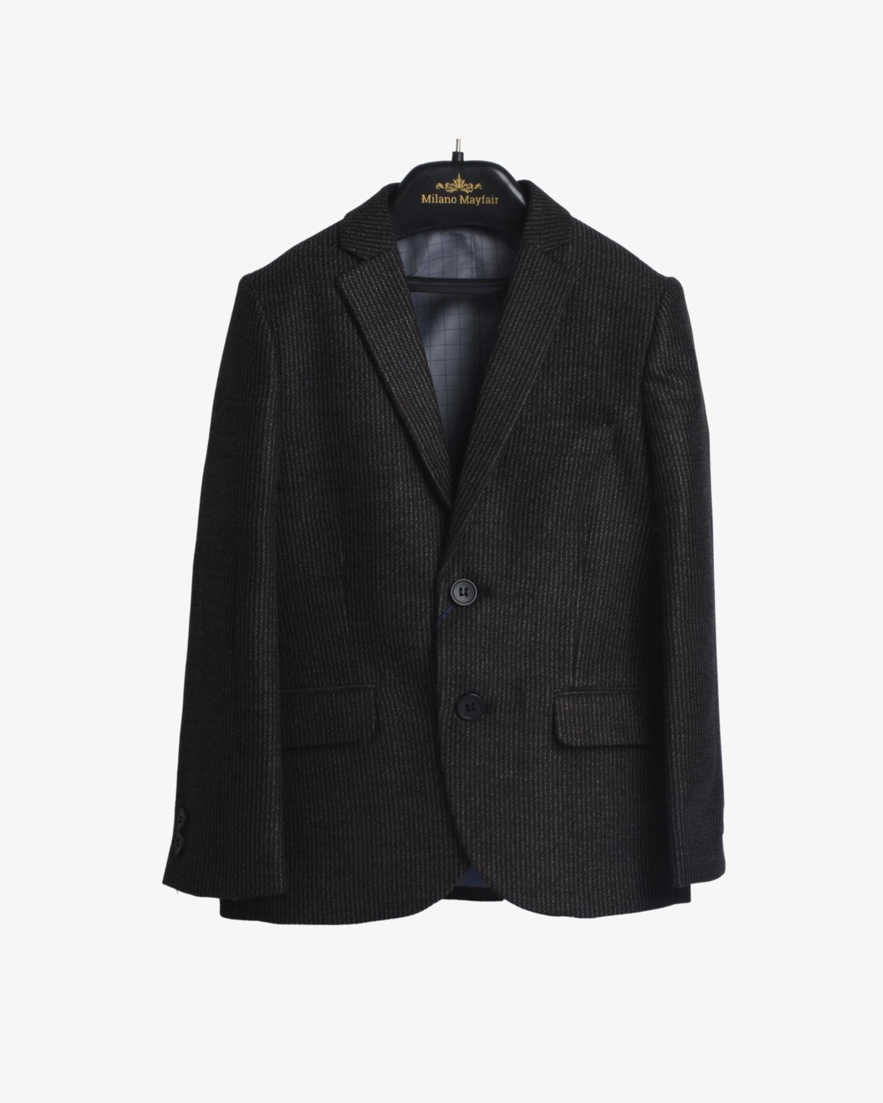 CHARCOAL CORDUROY BLAZER