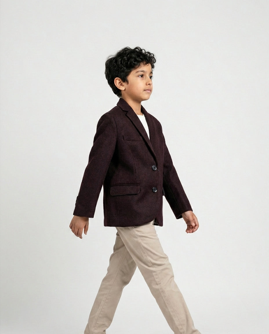 CHOCOLATE BROWN BLAZER