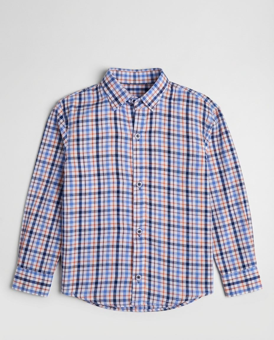 HENLEY CHECK SHIRT