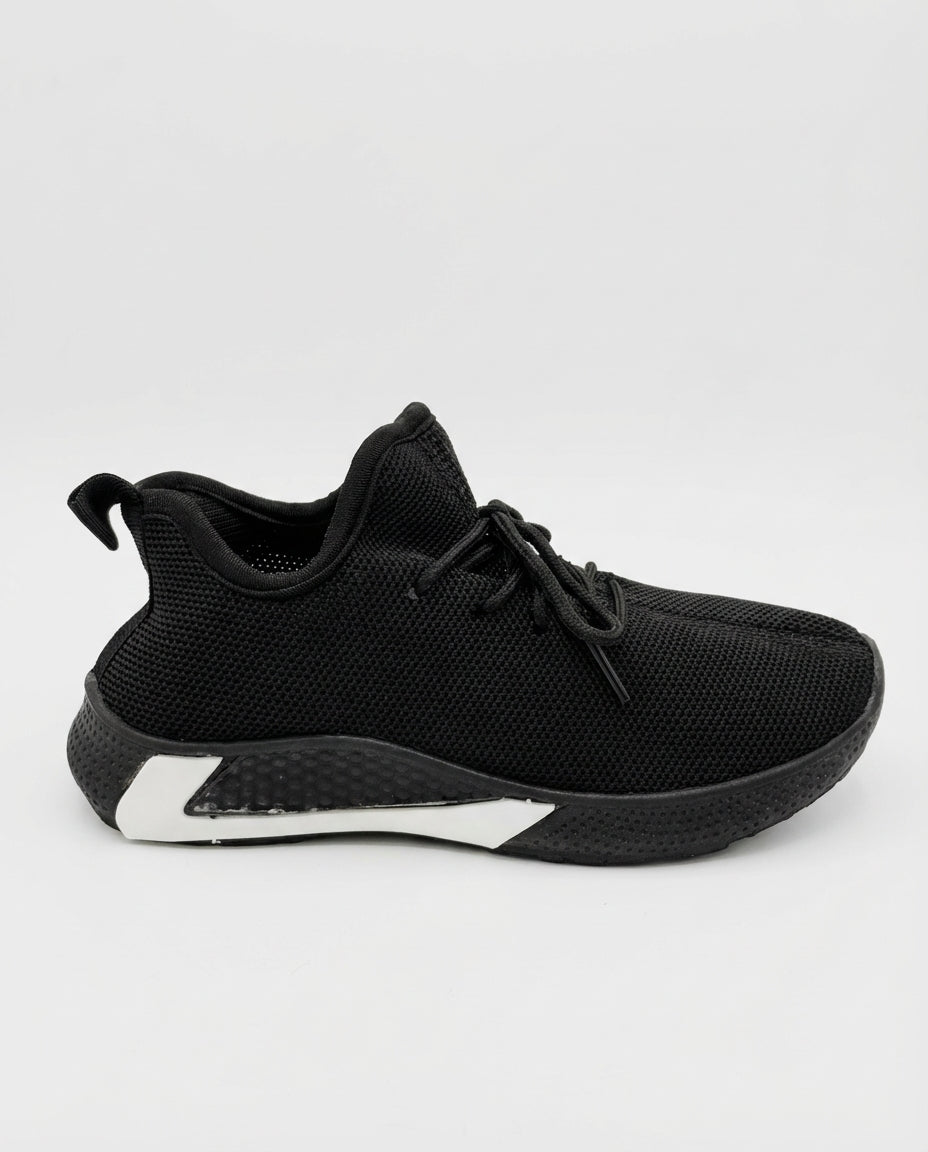 Little Black Mesh Trainer