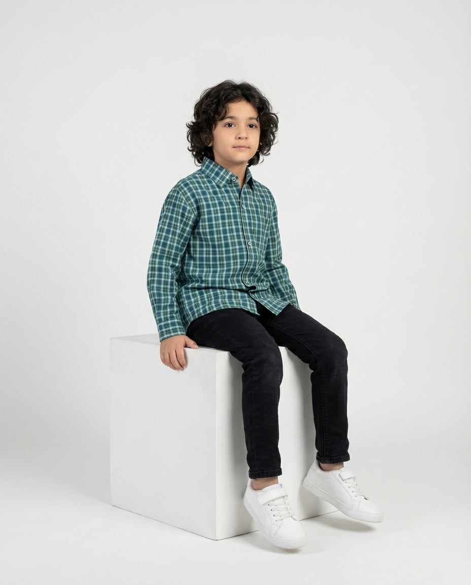 SEA WEED CHECK SHIRT