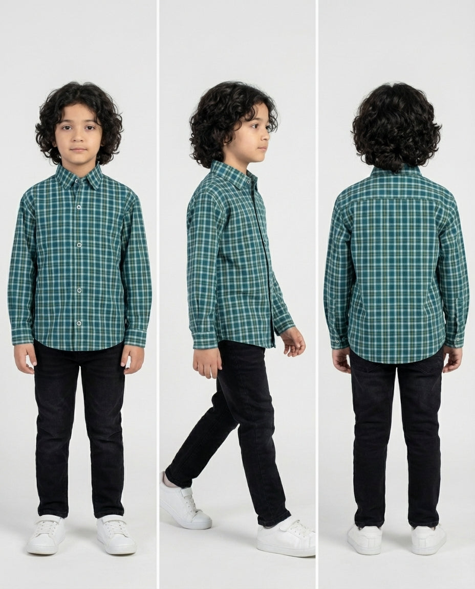 SEA WEED CHECK SHIRT