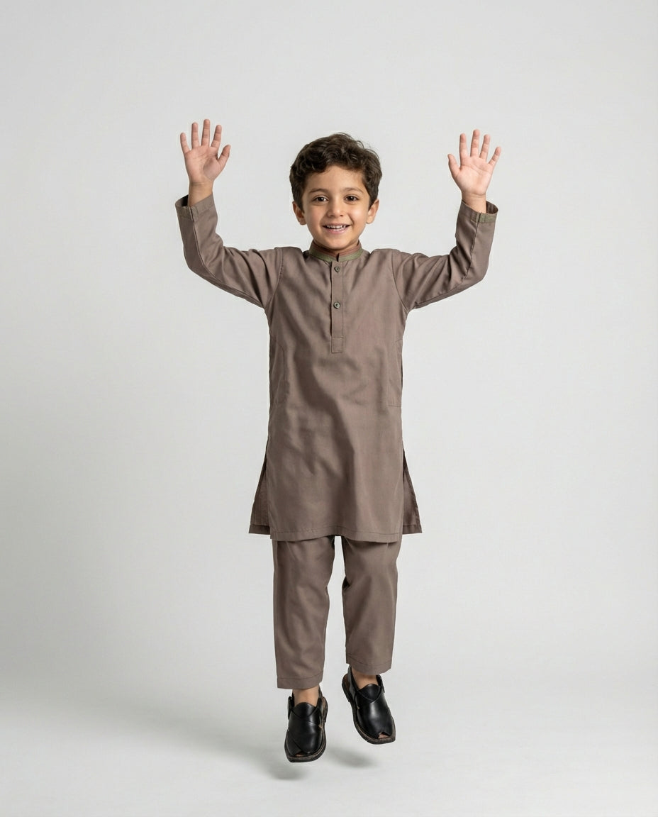 MOCHA MINIMALIST SHALWAR KAMEEZ