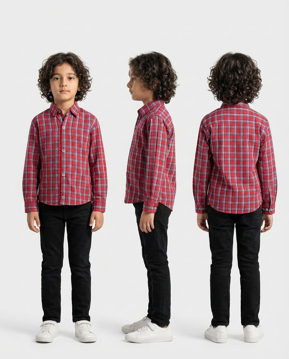 CLASSIC RED CHECK SHIRT