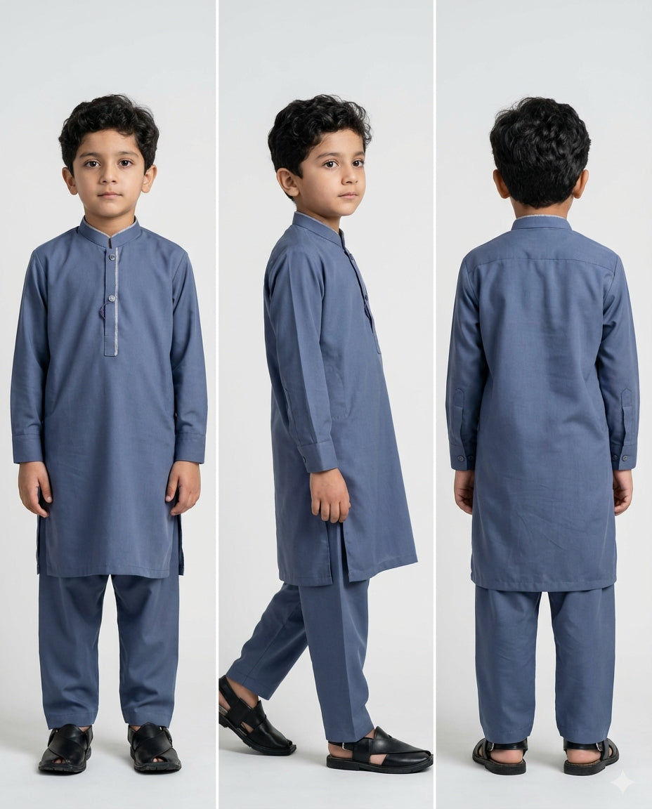 SLATE NAVY SHALWAR KAMEEZ