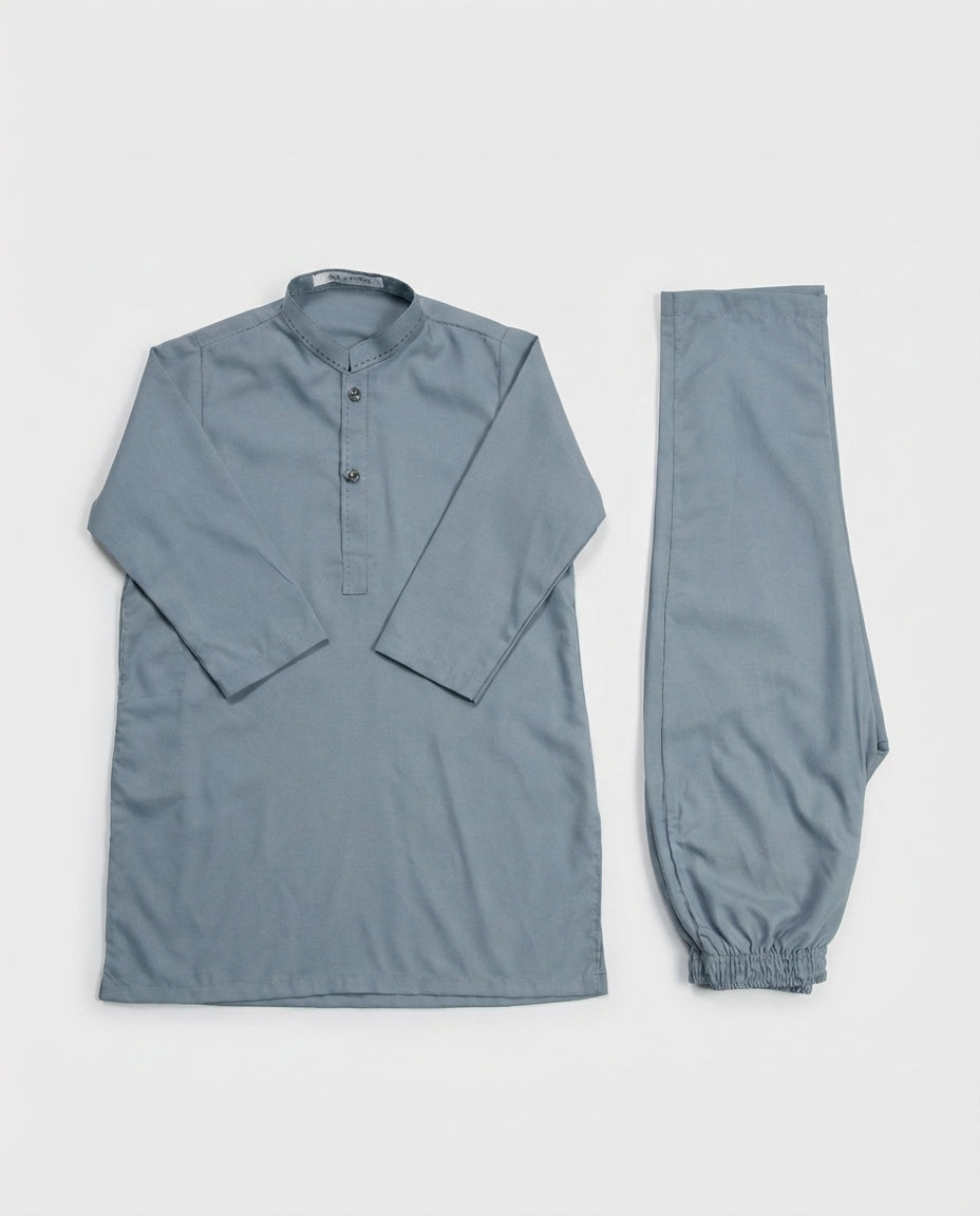 SLATE GREY MODERN SHALWAR KAMEEZ