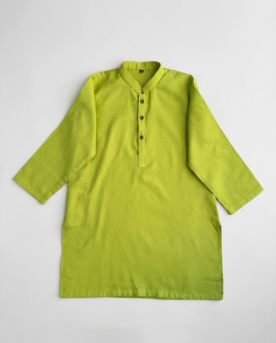 ZESTY LIME MANDARIN KURTA
