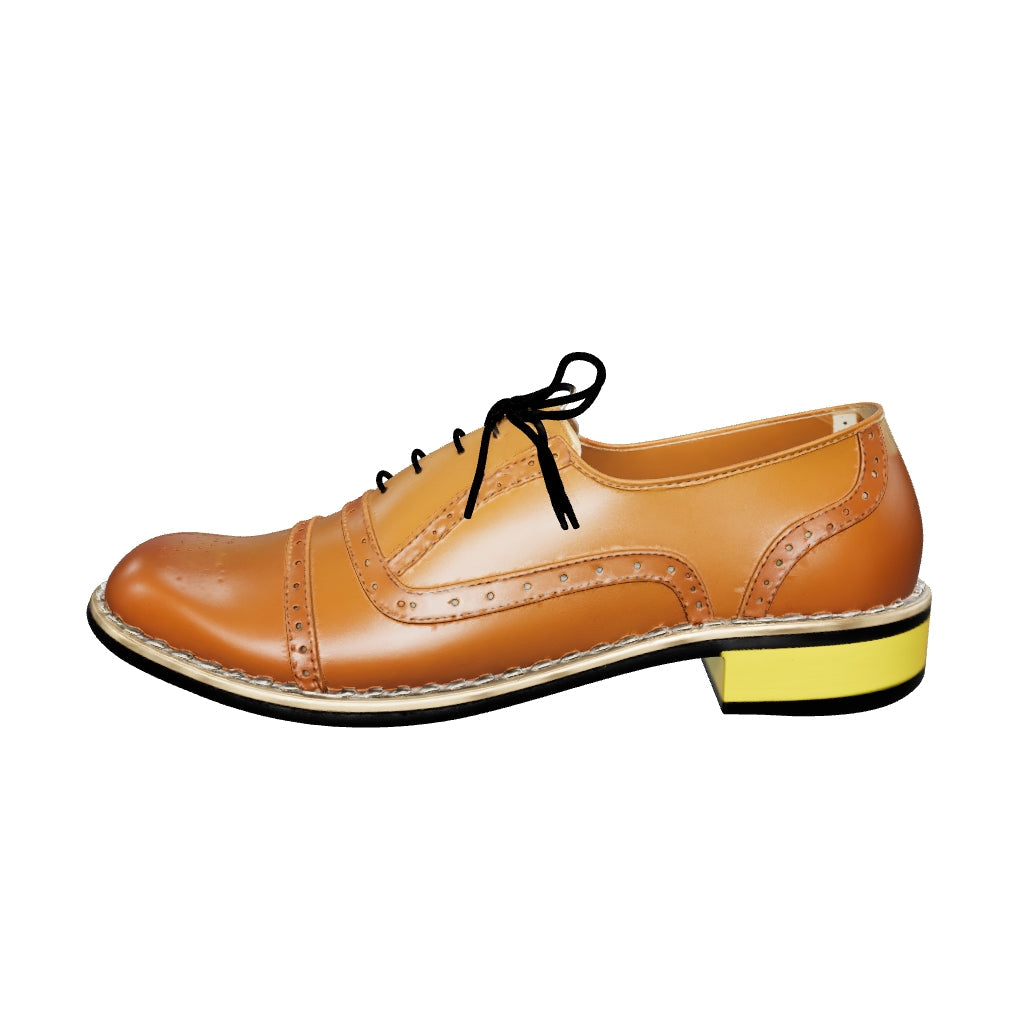 Saddle Brown Oxford Shoe for Boys — Modern Tailored