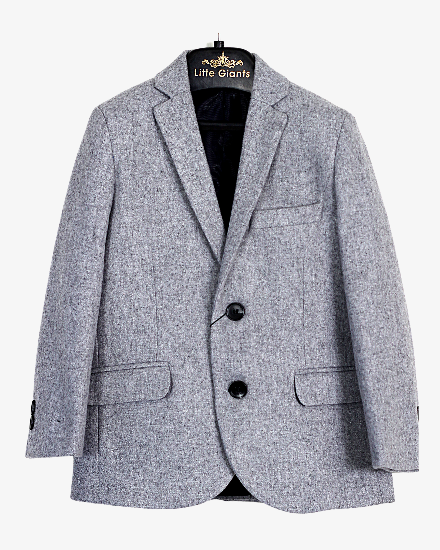 Dark Grey Blazer for Boys — Blazers for Boys — View 5 | Little Giants