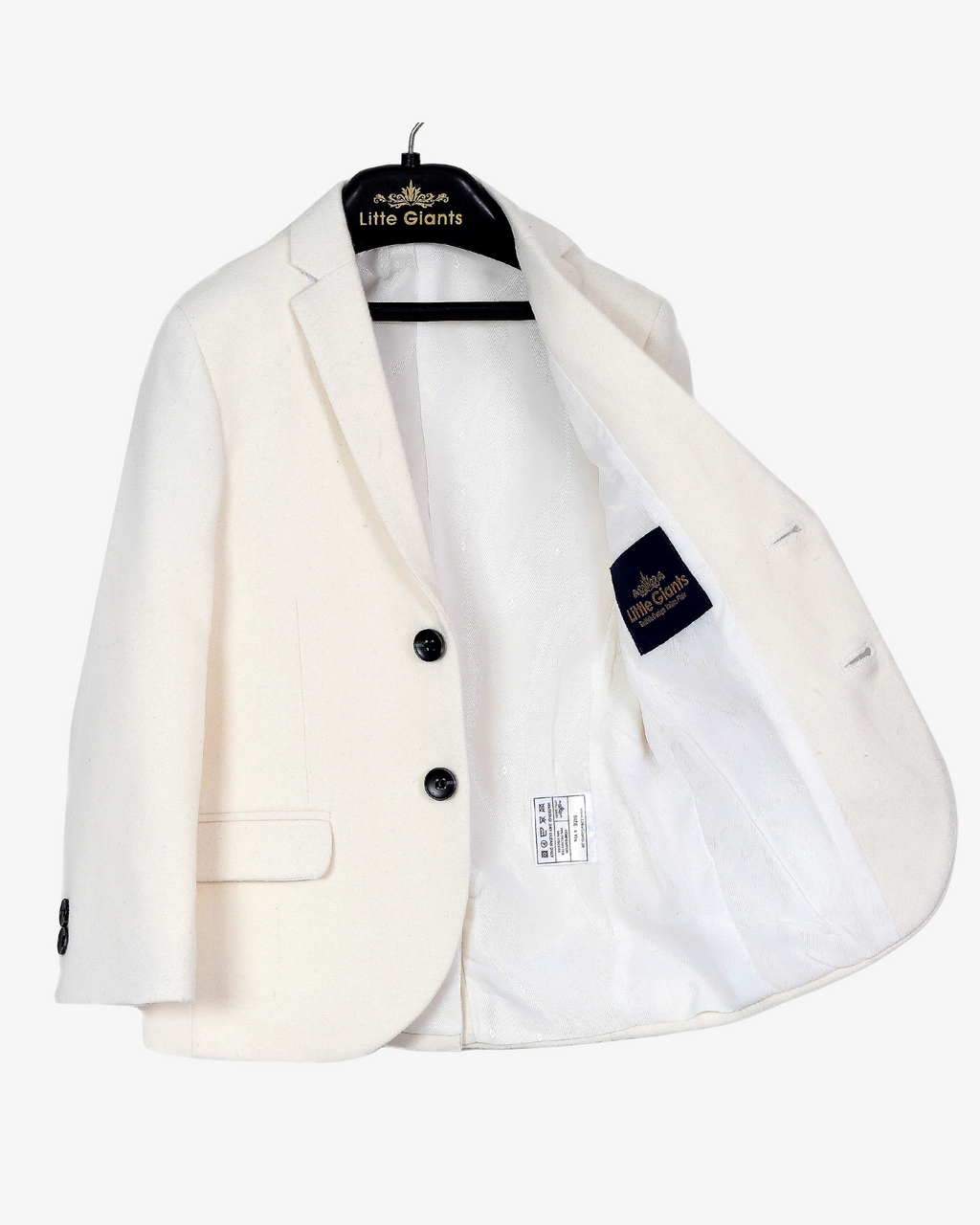 Cream Blazer for Boys — Blazers for Boys — View 6 | Little Giants