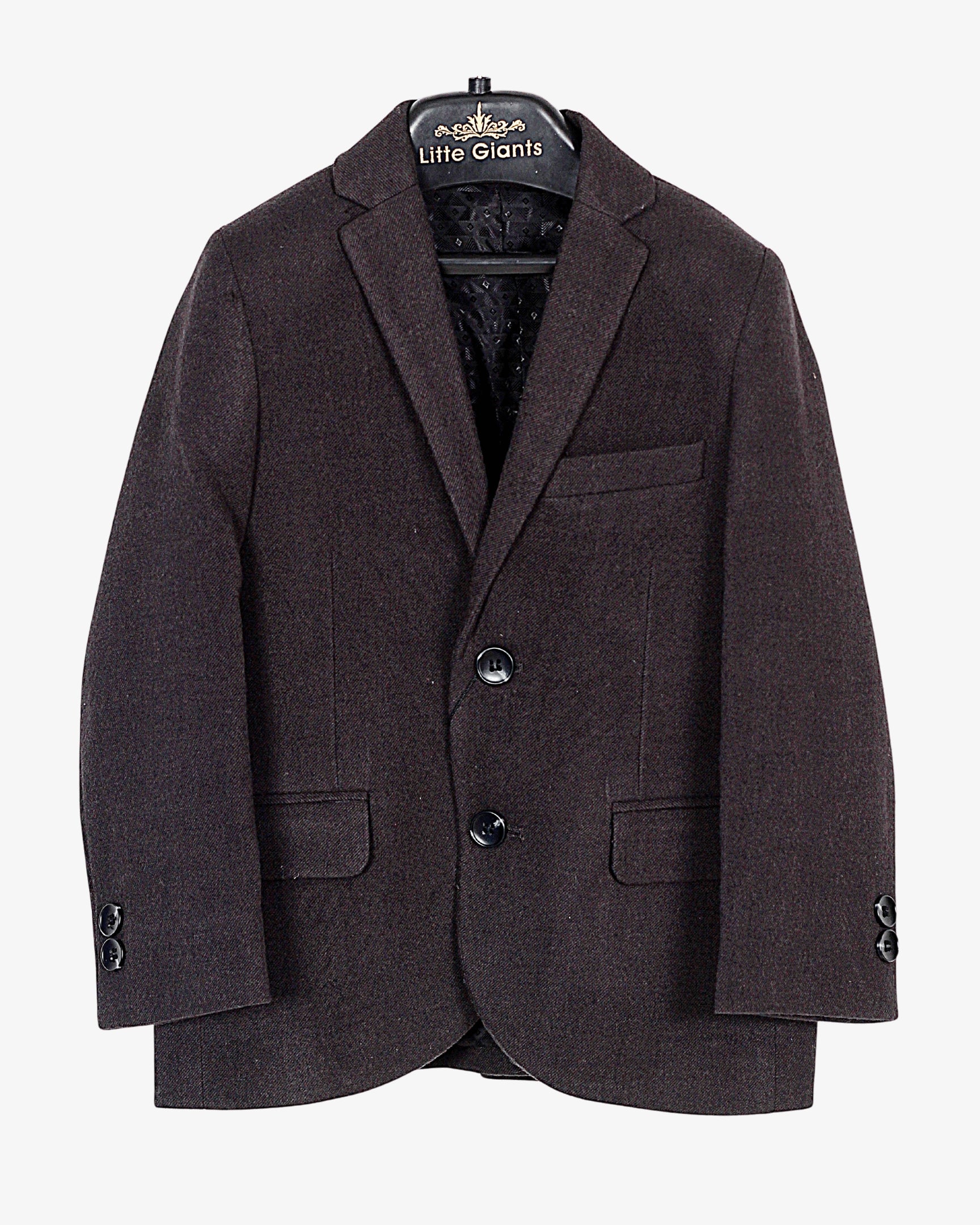 Chocolate Brown Blazer for Boys — Blazers for Boys — View 7 | Little Giants