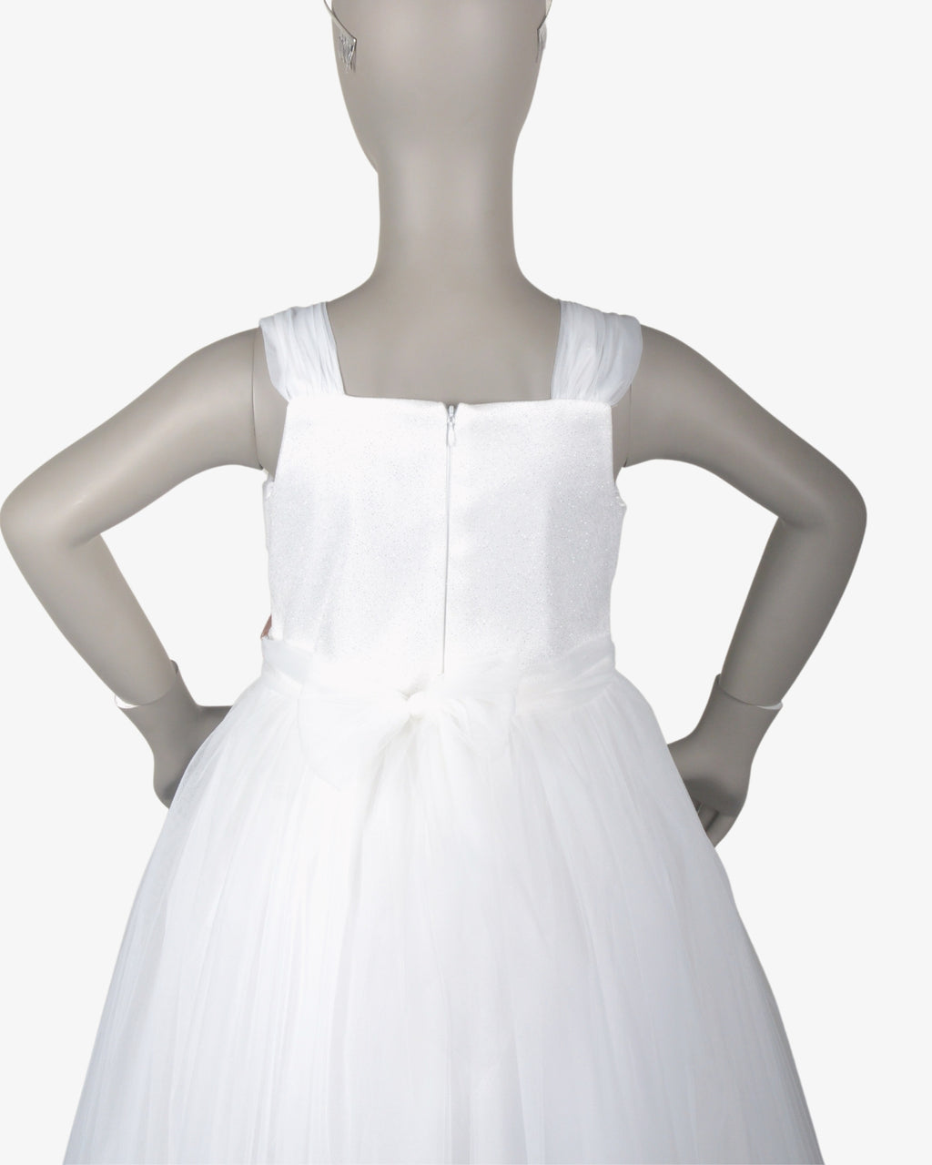 Pearl Bella Dress girls party frock fabric detail — Little Giants