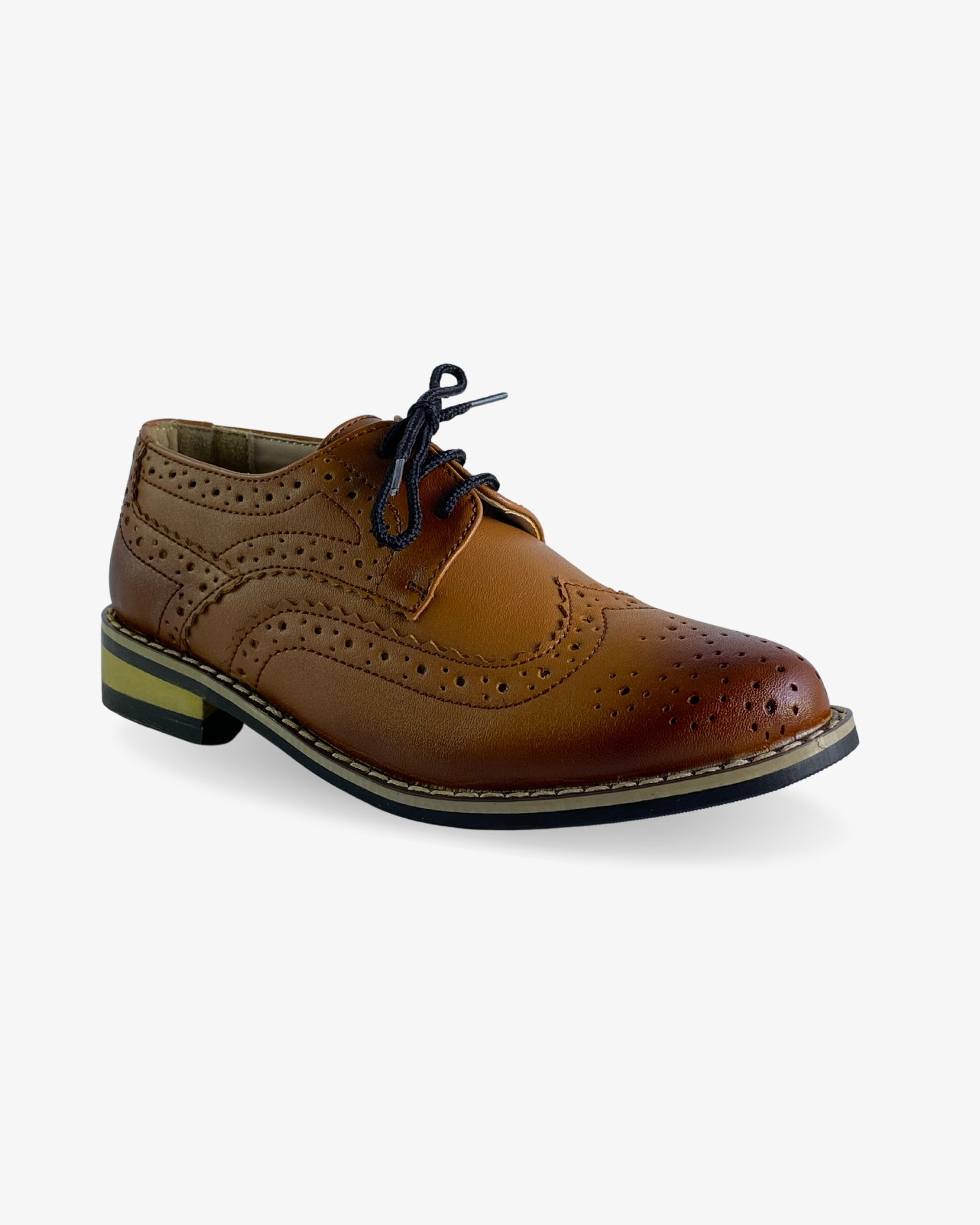 Saddle Brown Oxford Shoe for Boys — Shoes for Boys | Little Giants
