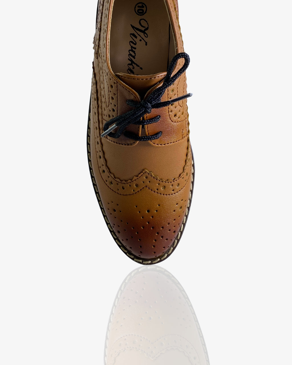 Saddle Brown Oxford Shoe for Boys — Shoes for Boys — View 4 | Little Giants