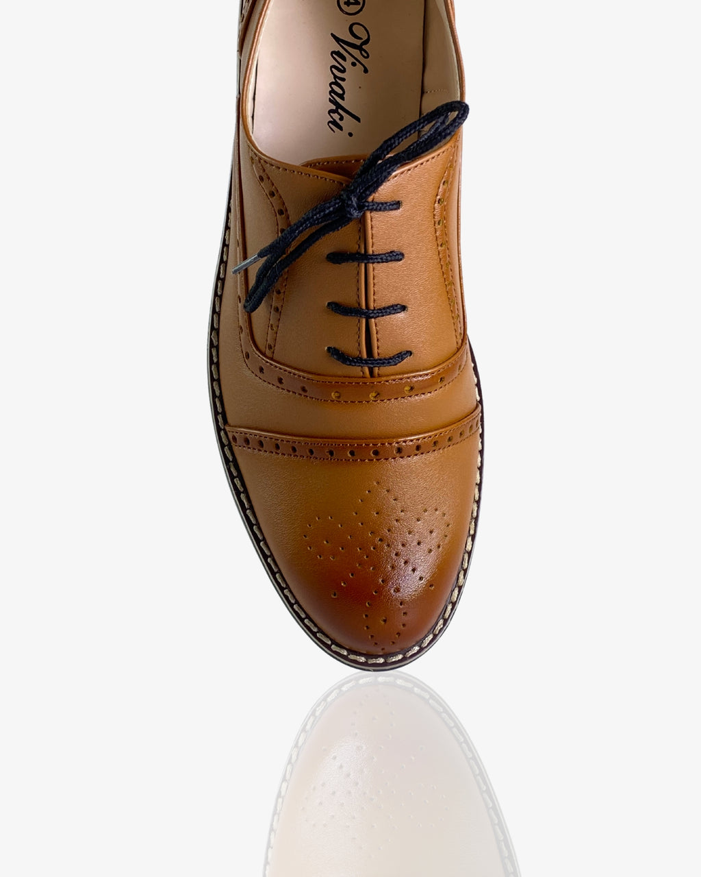 Saddle Brown Oxford Shoe for Boys — Shoes for Boys — View 2 | Little Giants