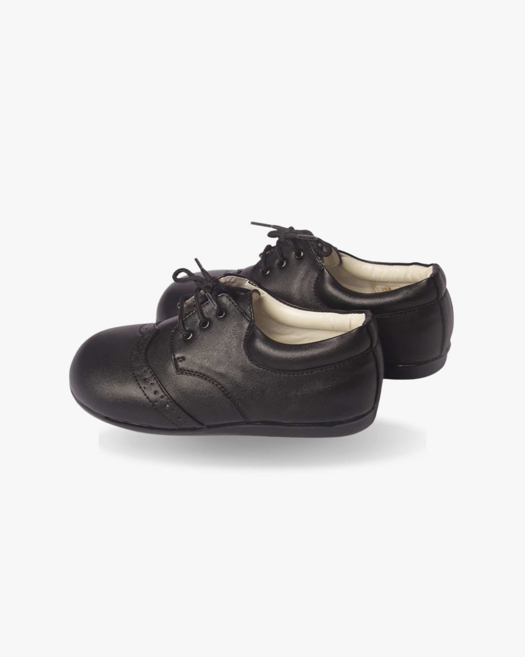 Classic Black Leather Brogue for Boys — Shoes for Boys — View 3 | Little Giants