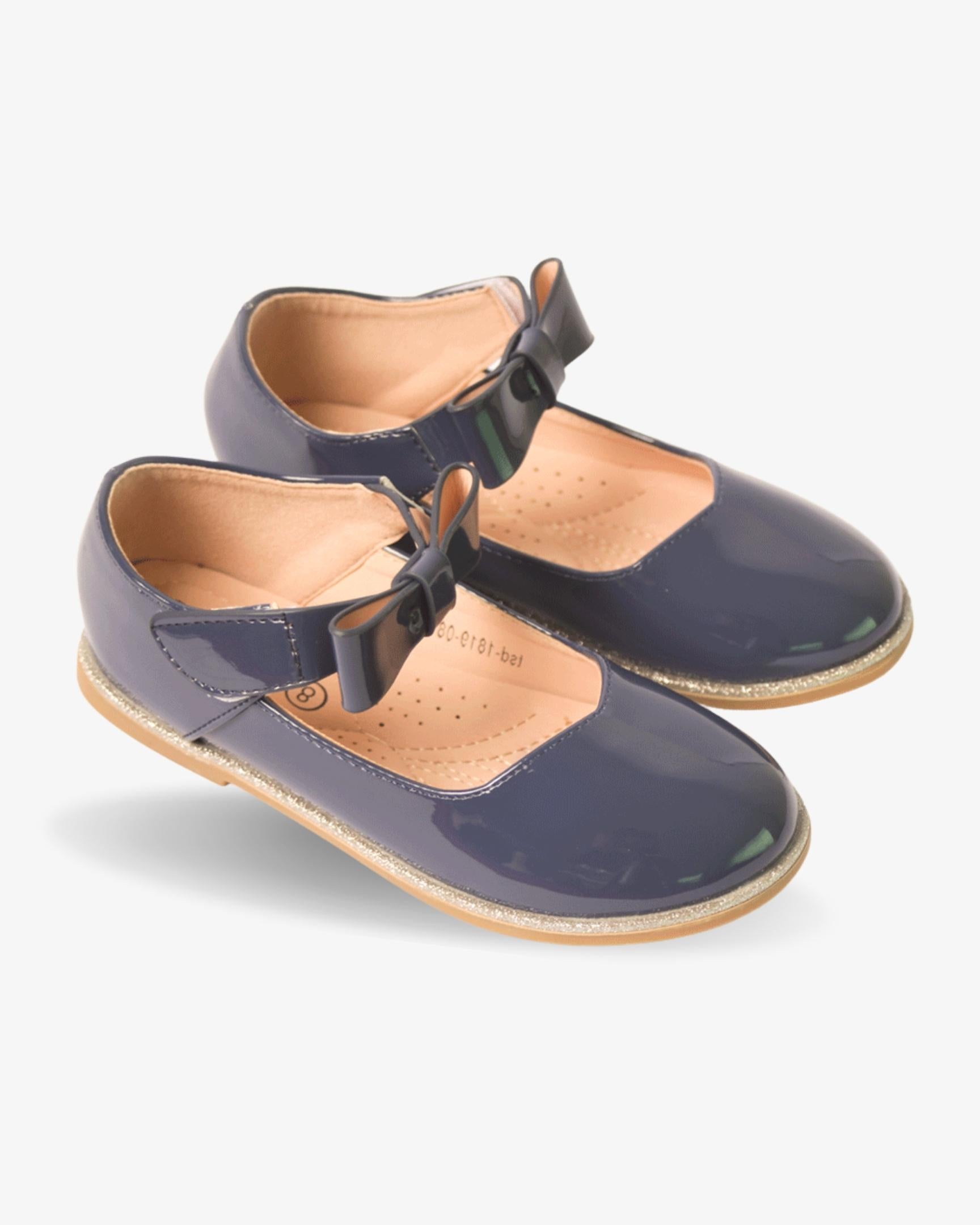 KELSI BOW STRAP NAVY BLUE