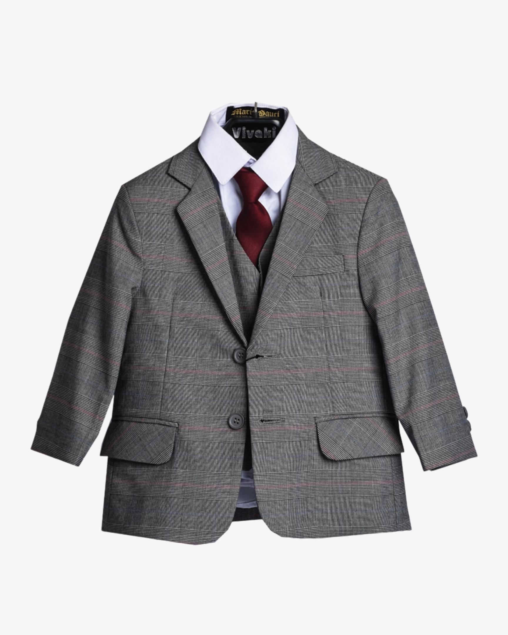 GREY STRIPES SUIT