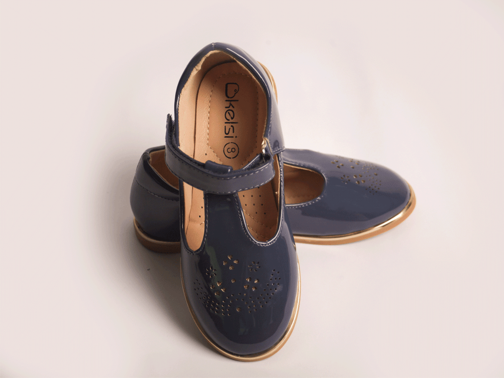 KELSI BROGUE NAVY BLUE