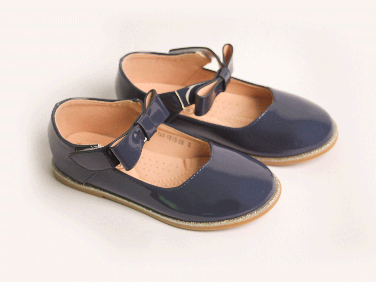KELSI BOW STRAP NAVY BLUE