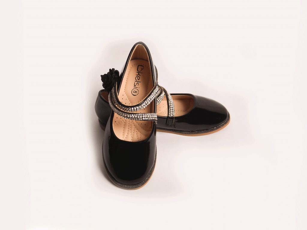 KELSI DIAMOND STRAP BLACK