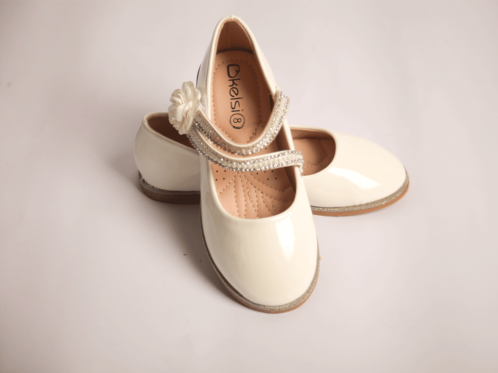 KELSI DIAMOND STRAP WHITE