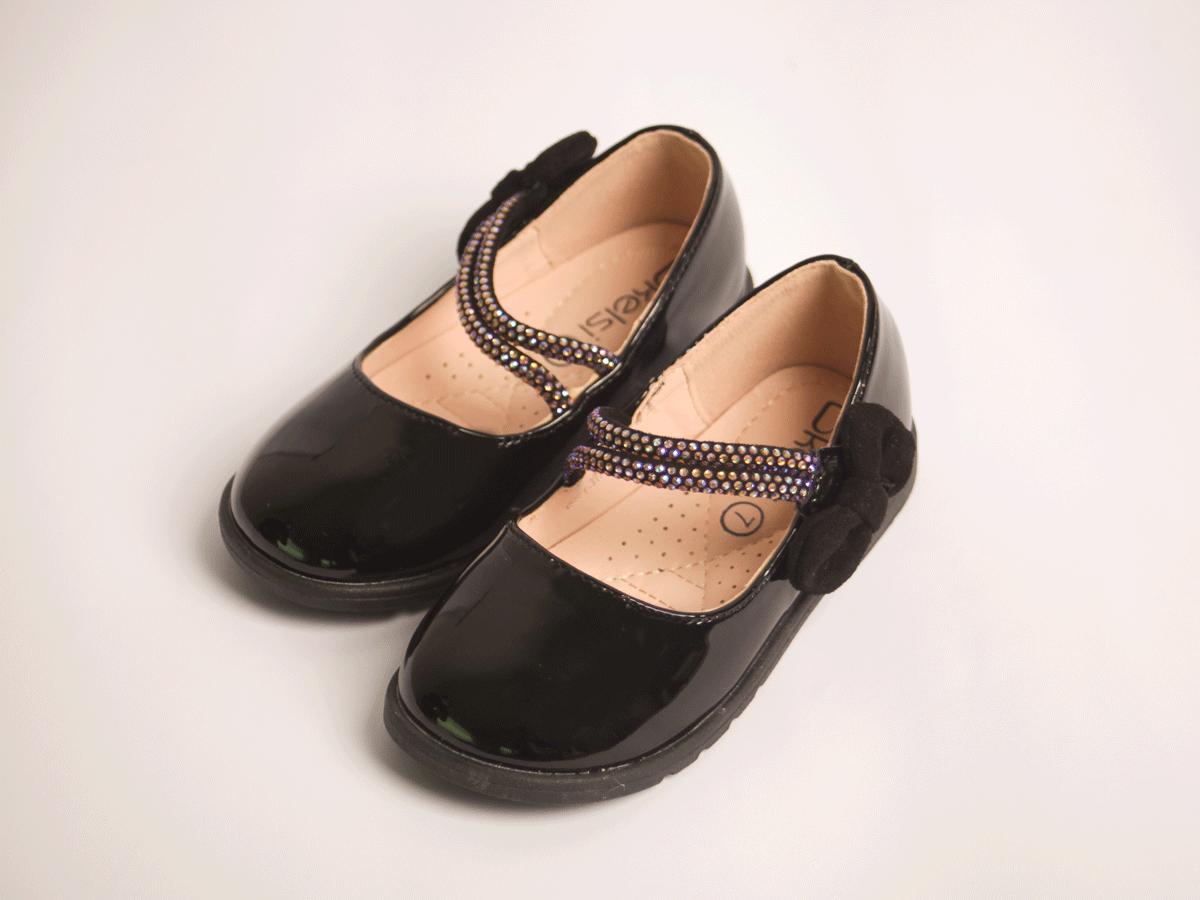 KELSI MULTICOLOR STRAP BLACK